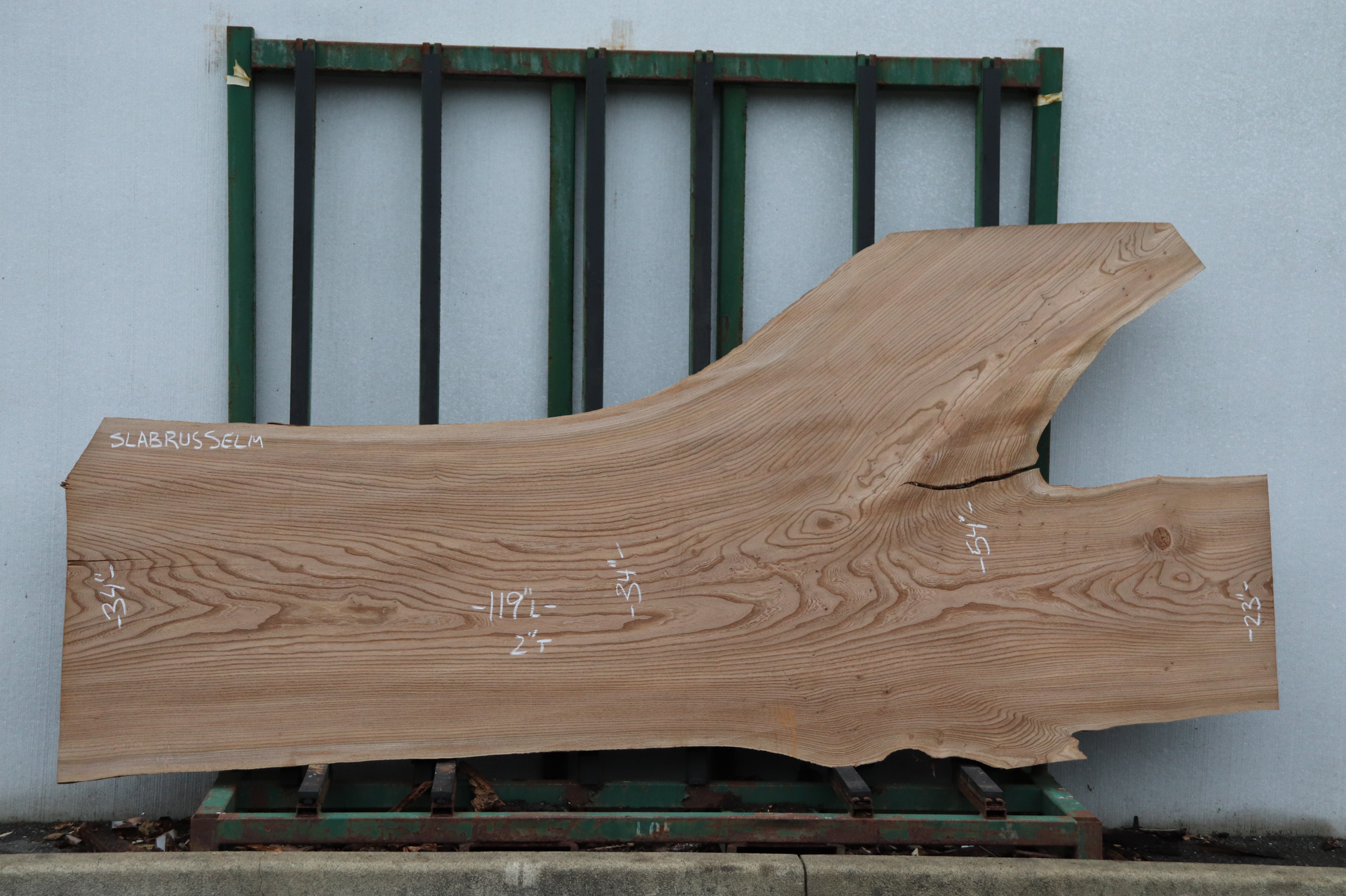 Main 1 - Russian Elm Slab, Air Dried -